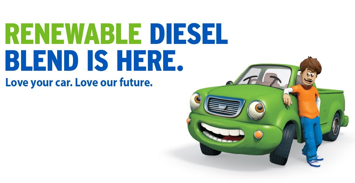 Header renewable diesel blend is here with car and driver Header renewable diesel blend is here with car and driver